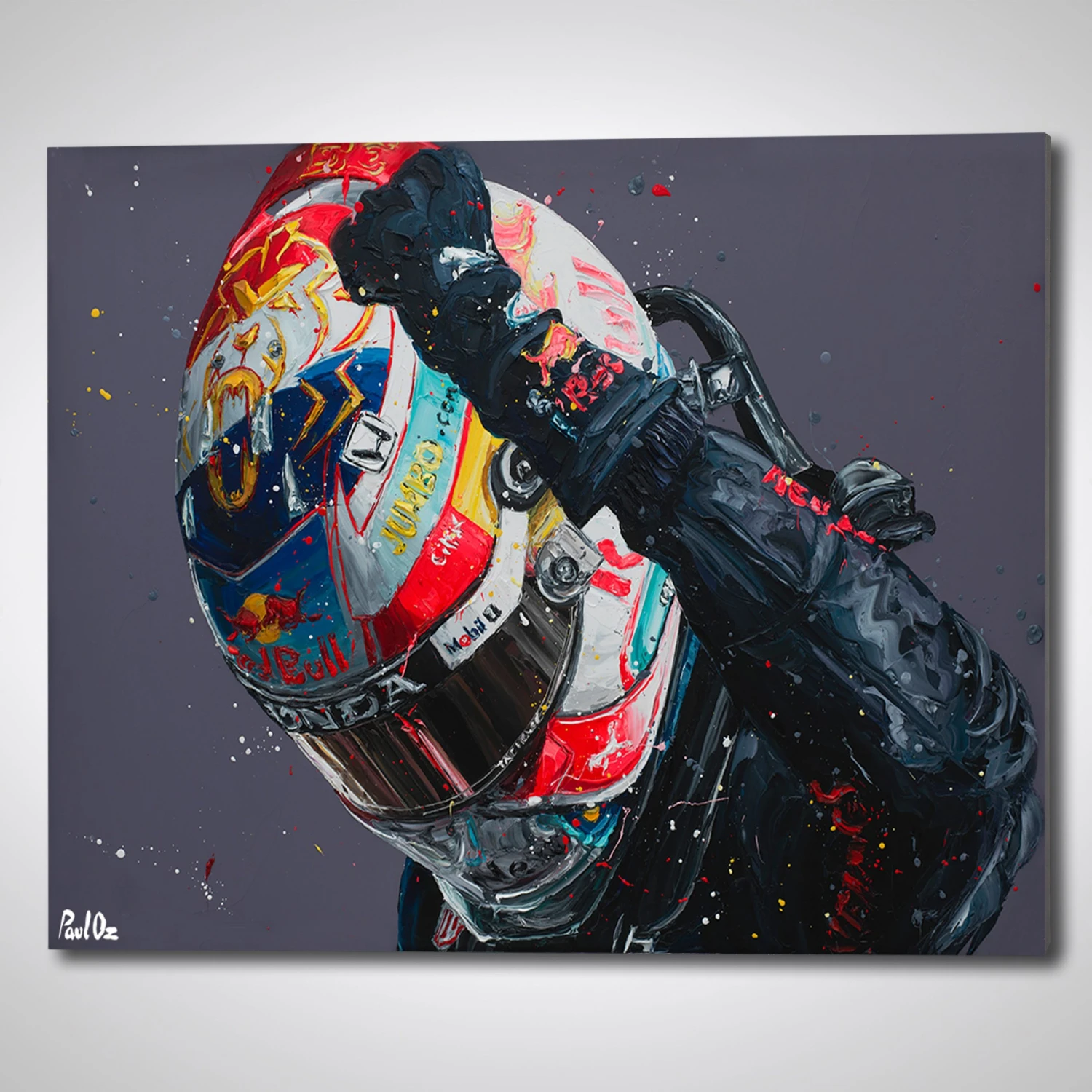 F1 Authentics Gifts Max Verstappen 2021 Dutch GP Win Hand Embellished Artwork – Paul Oz 1 F1 Authentics Gifts Max Verstappen 2021 Dutch GP Win Hand Embellished Artwork – Paul Oz