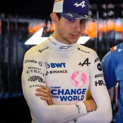 Alpine Esteban Ocon 2022 Signed Race Used Nomex – Miami GP