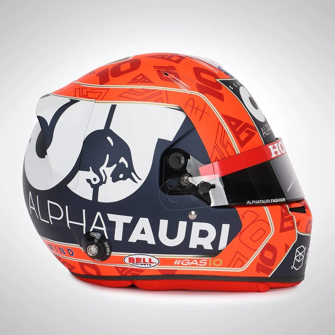 AlphaTauri AlphaTauri Pierre Gasly 2021 Signed 1:1 Scale Official Licensed Helmet 9 AlphaTauri AlphaTauri Pierre Gasly 2021 Signed 1:1 Scale Official Licensed Helmet