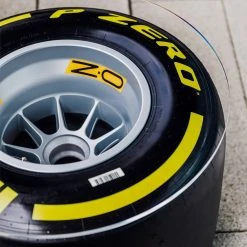 Pirelli Tyre Wheel Rim Table In Yellow
