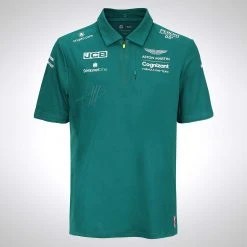 Aston Martin Sebastian Vettel 2022 Signed Polo Shirt