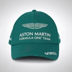 Aston Martin Sebastian Vettel 2022 Signed Cap Aston Martin
