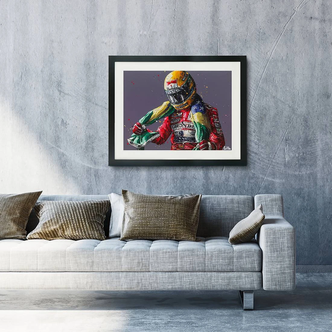 Team Archive Ayrton Senna 25th Anniversary Portrait - Paul Oz 5 Team Archive Ayrton Senna 25th Anniversary Portrait - Paul Oz