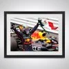 Red Bull Sergio Pérez 2022 Monaco Grand Prix Victory James Moy Print Red Bull
