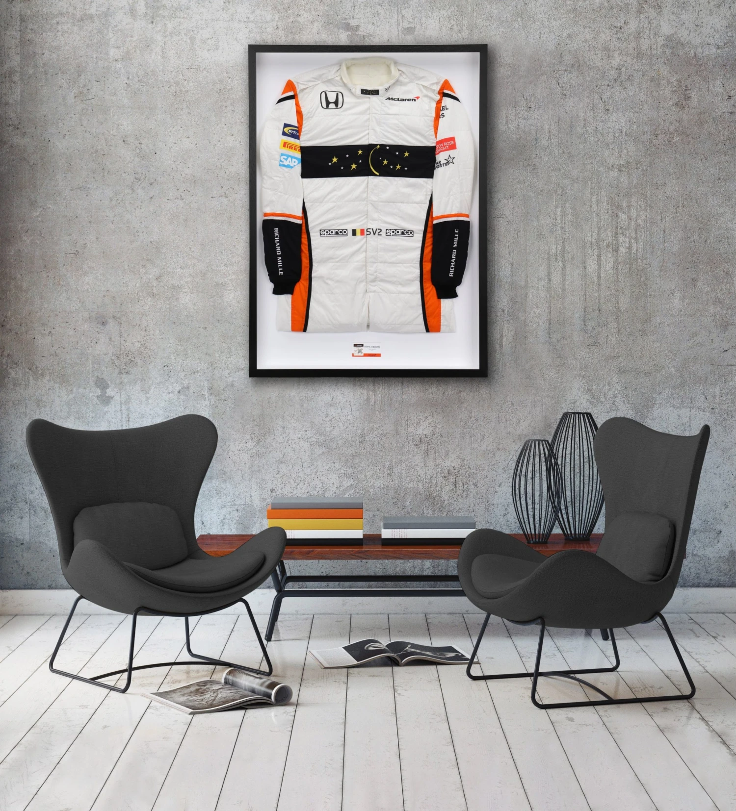 McLaren Stoffel Vandoorne 2017 Official Replica Race Suit With Chandon Star Branding McLaren 5 McLaren Stoffel Vandoorne 2017 Official Replica Race Suit With Chandon Star Branding McLaren