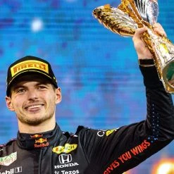 Red Bull Max Verstappen 2021 World Champion Podium Trophy – James Moy Print