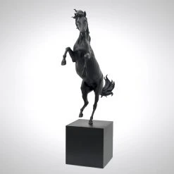 Ferrari Paul Oz Rearing Horse Statue