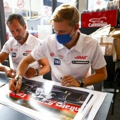 Haas Mick Schumacher 2021 Signed Photograph – Hungarian GP Haas