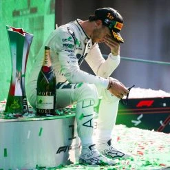 AlphaTauri Pierre Gasly 2020 Signed Italian GP Podium Photograph AlphaTauri