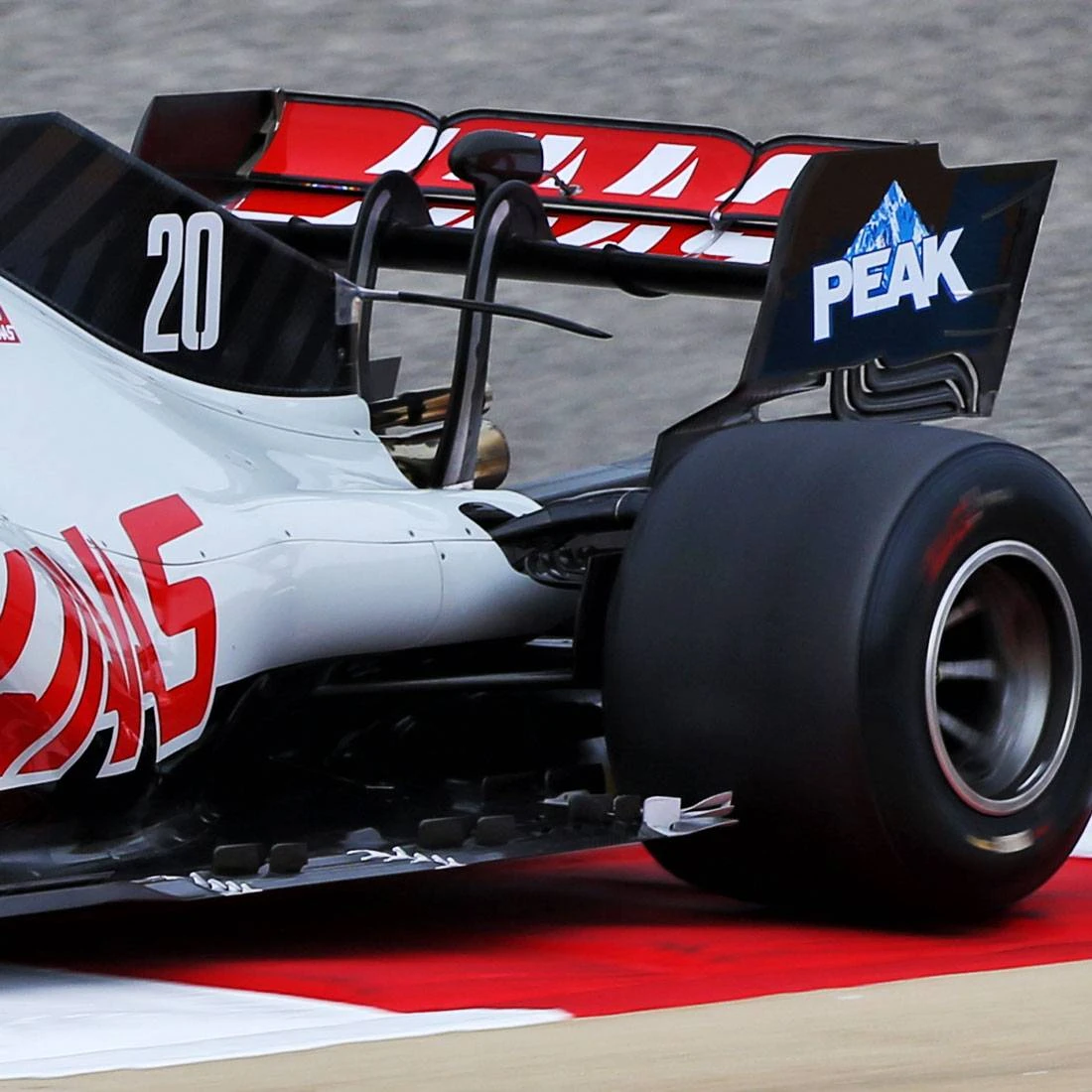 Haas F1 Team 2020 Rear Lower Left-hand Race-used Quarter Panel 6 Haas F1 Team 2020 Rear Lower Left-hand Race-used Quarter Panel
